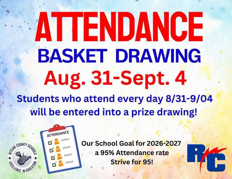 attendance drawing flyer
