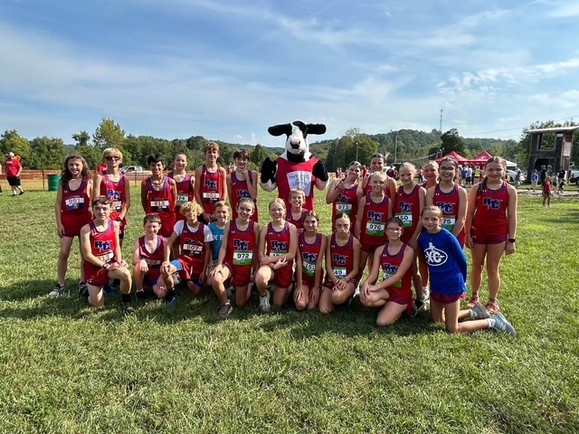 RCMS Team with Chick Fil-A Cow