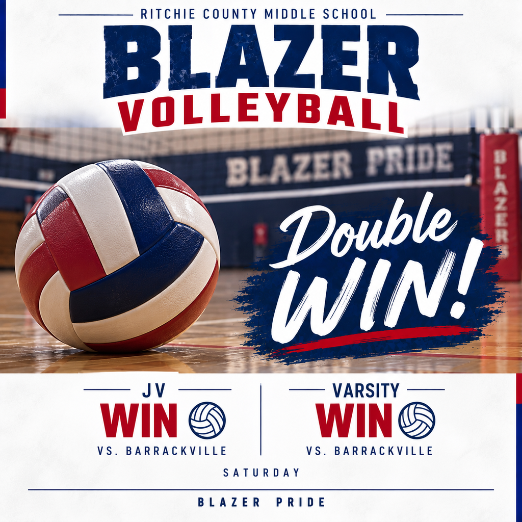 Blazer JV and Varsity Win Flyer