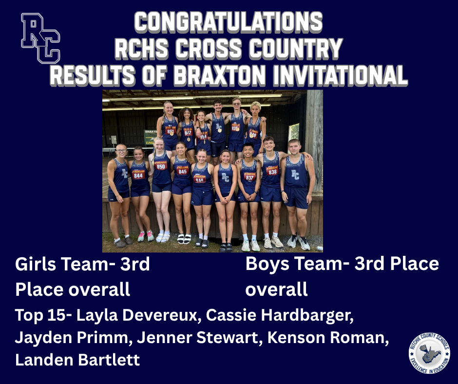 Cross Country Results from Braxton Invitational