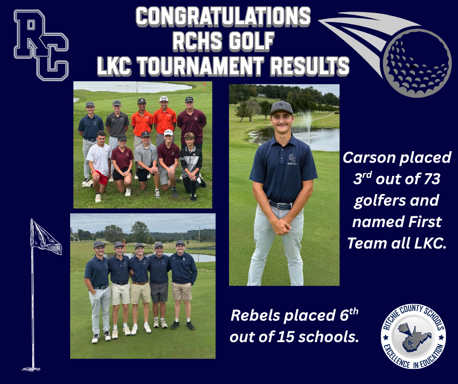 LKC Results for Golf: 6th out of 15 teams; Carson placed 3rd out of 73 golfers