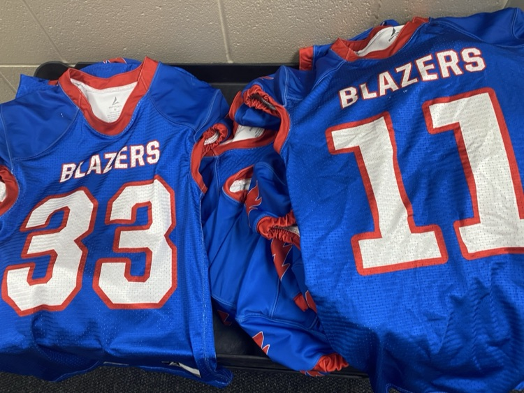 blue jerseys