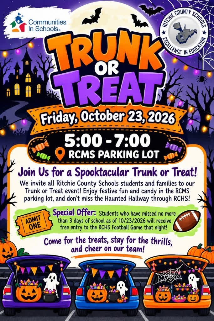 Trunk or Treat Oct 23
