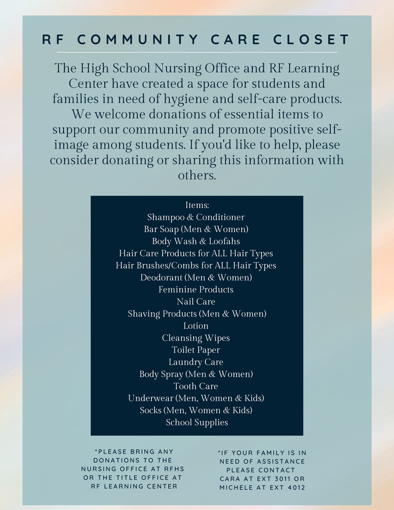Care Closet Flyer