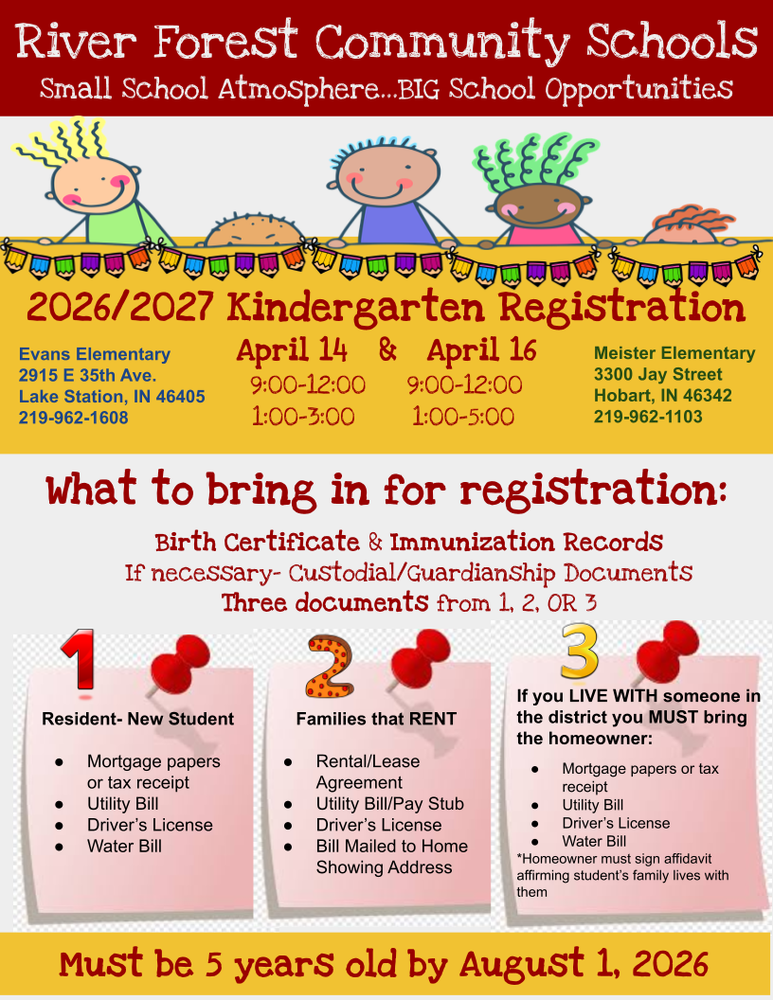 Kinder Reigistration English