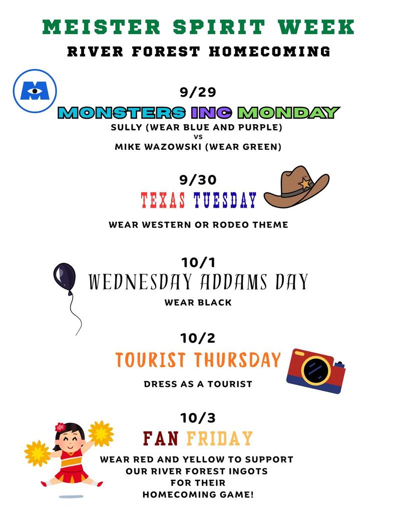 Meister spirit week