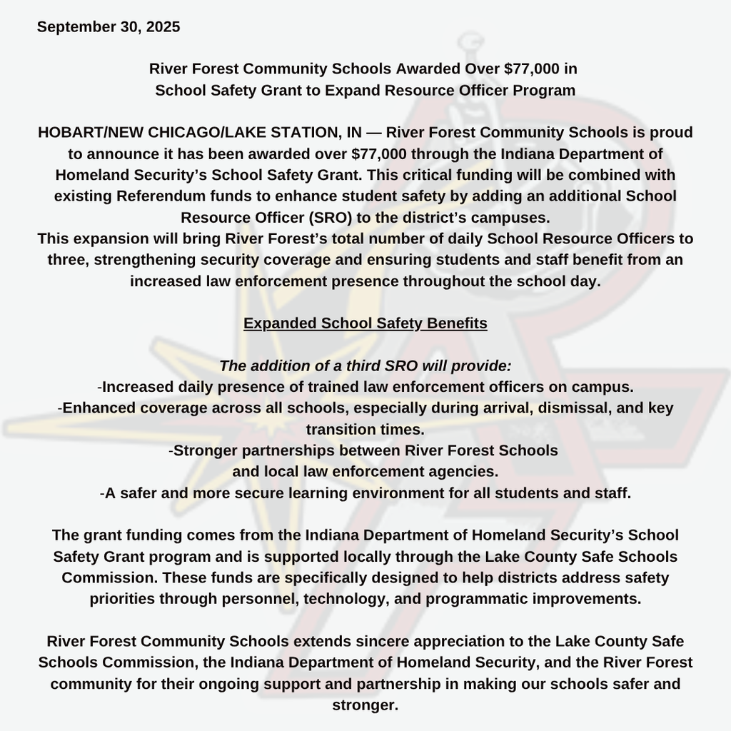 School Safety Grant