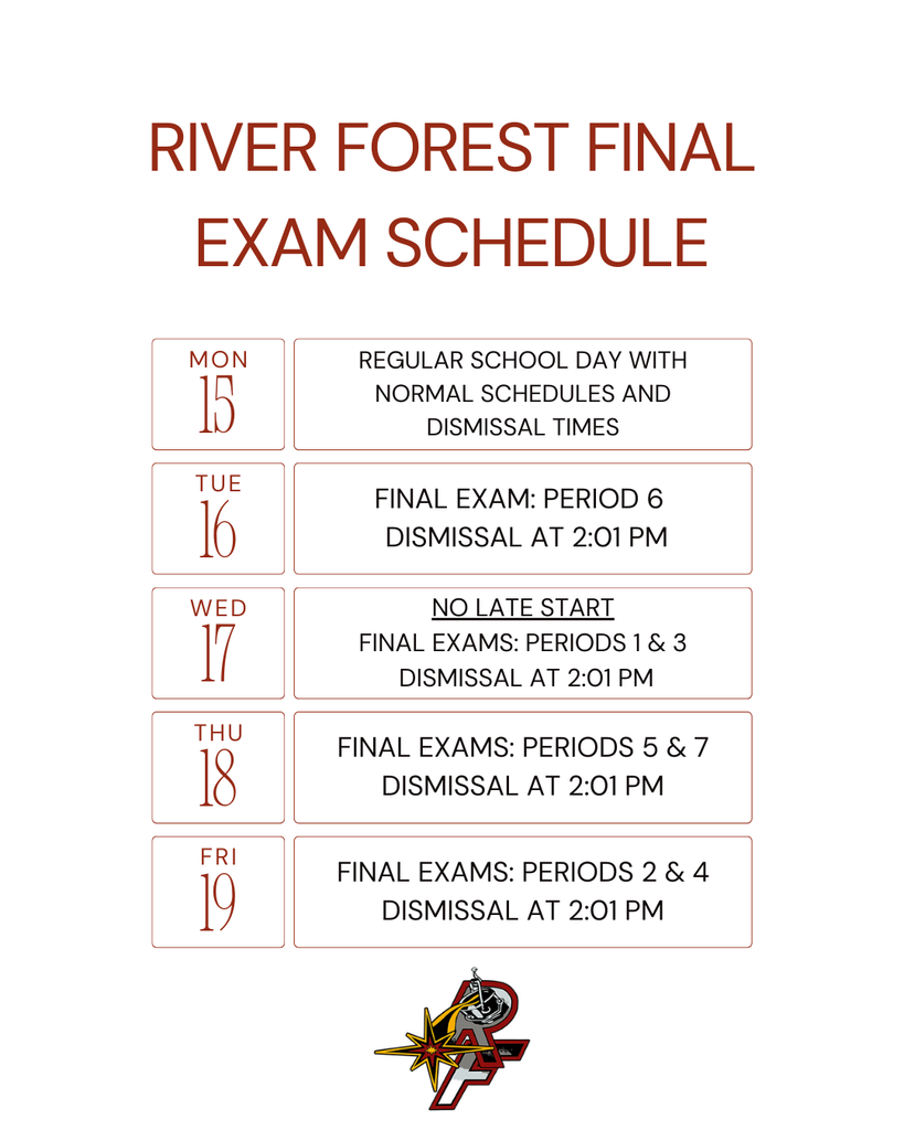 RF Final Exam Schedule
