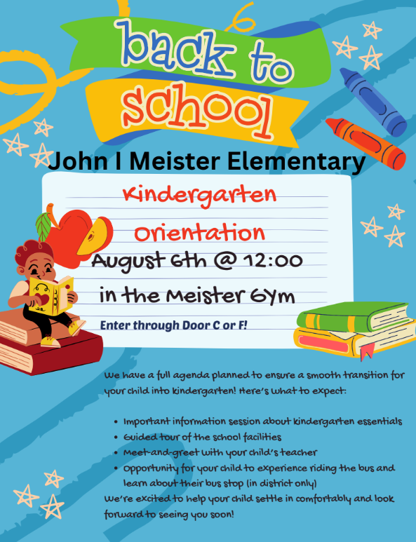 Kinder orientation flyer 