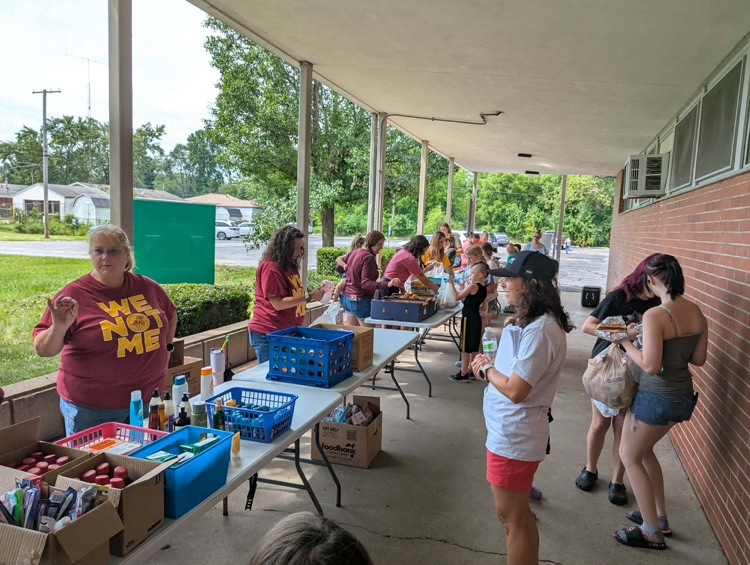 meister cookout day 2 families and staff serving another day to the community
