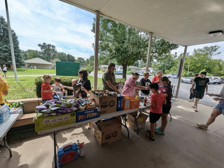 meister cookout day 2 families and staff serving another day to the community