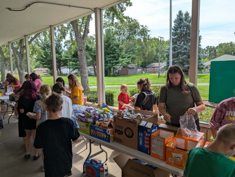 meister cookout day 2 families and staff serving another day to the community