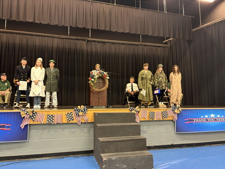 Veterans Day program 2025.