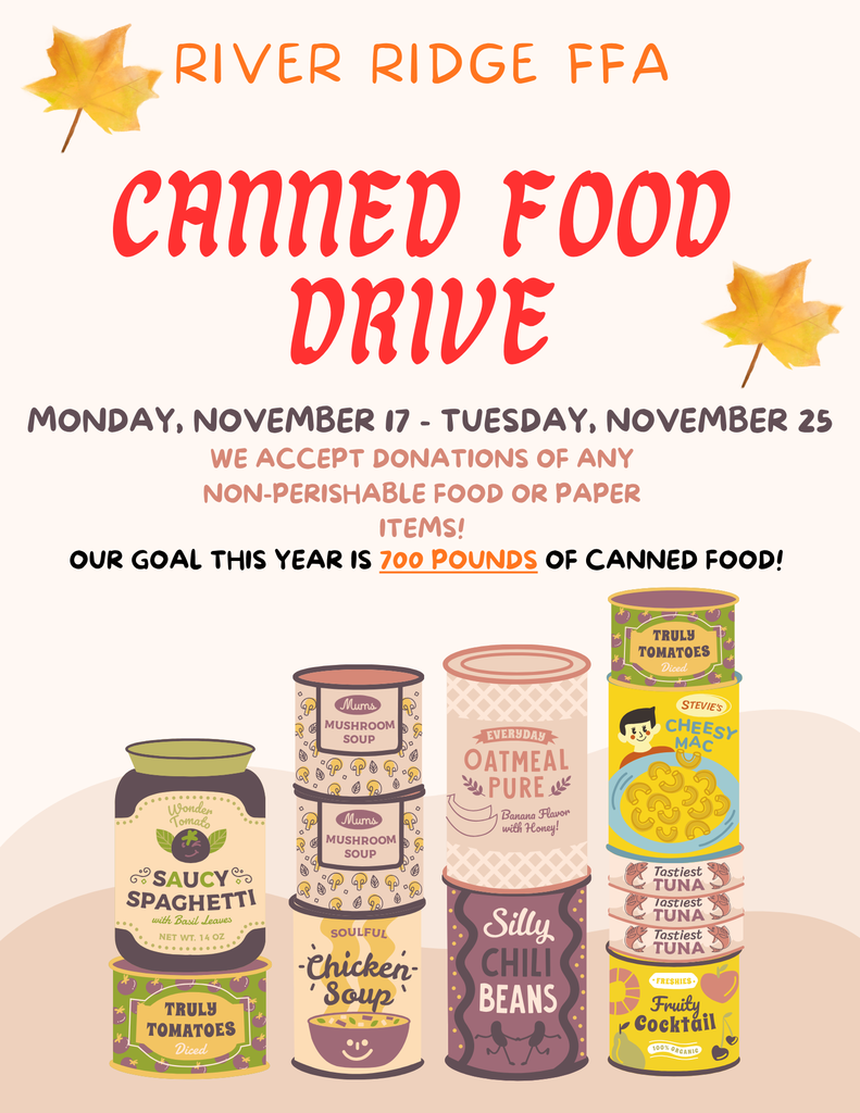 Canned Food Flyer