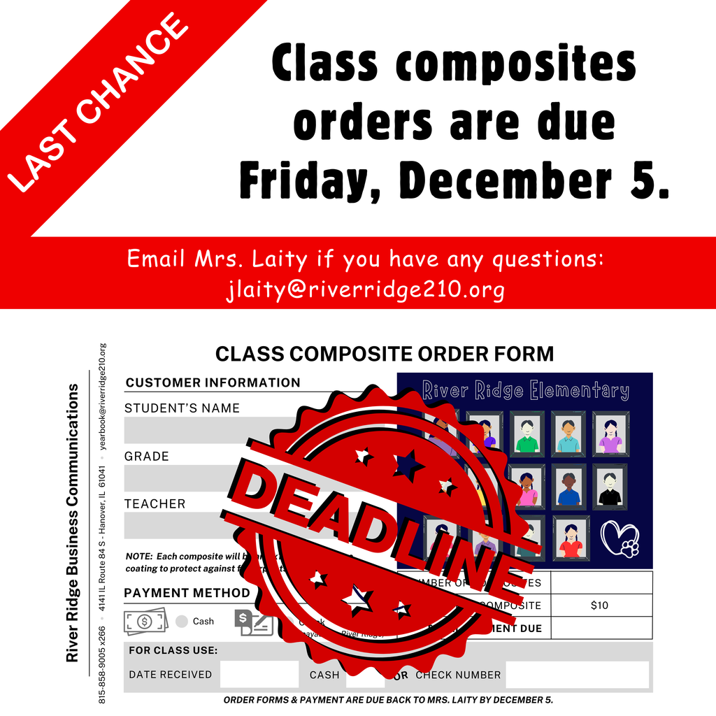 Last call for class composite orders!