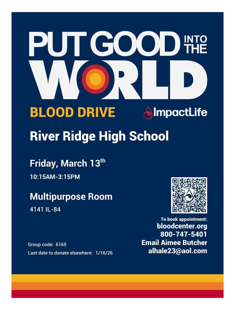Blood Drive flyer 3/13 10:15-3:15