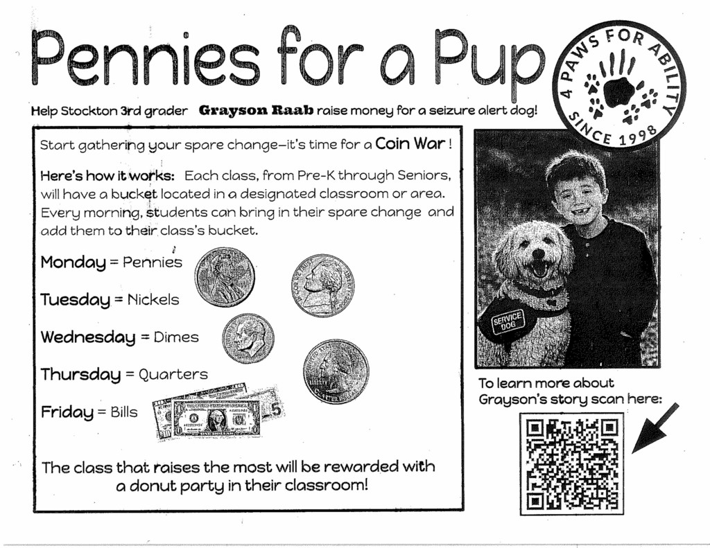 Pennies for a pup