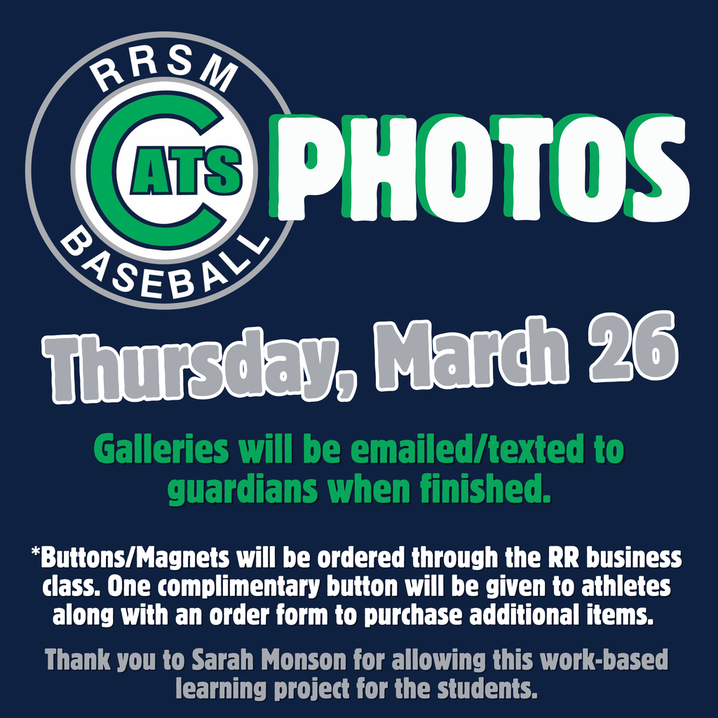 RRSM Baseball Photos on Thursday!