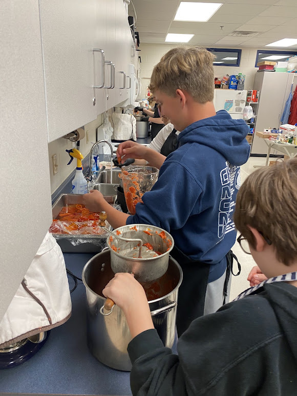 Making Sauce 