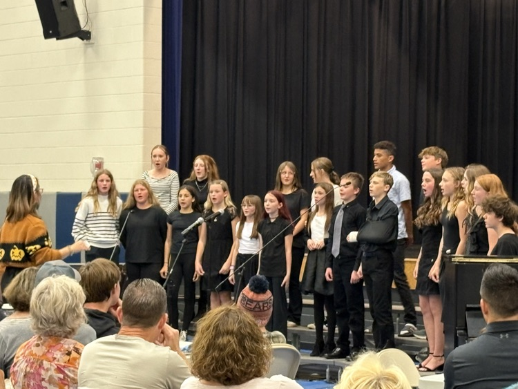 Middle school choir 