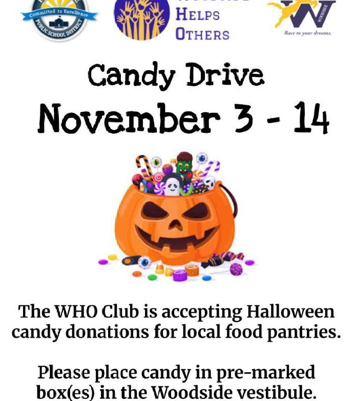 WHO Club Candy Drive 