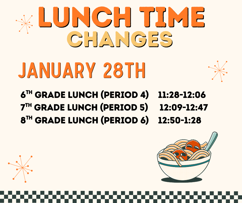Lunch Change 1/28