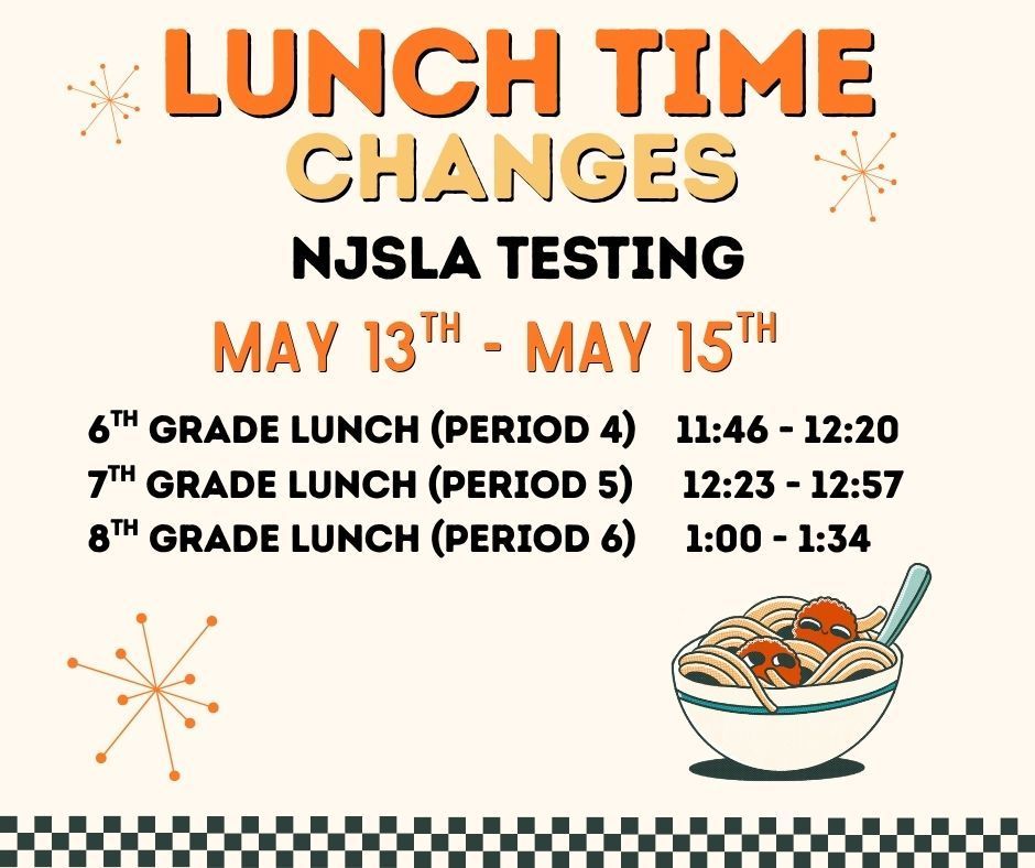 lunch changes