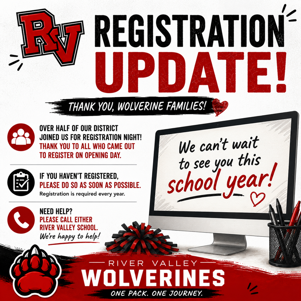 Registration Update - Over half of our district registered on the first day!