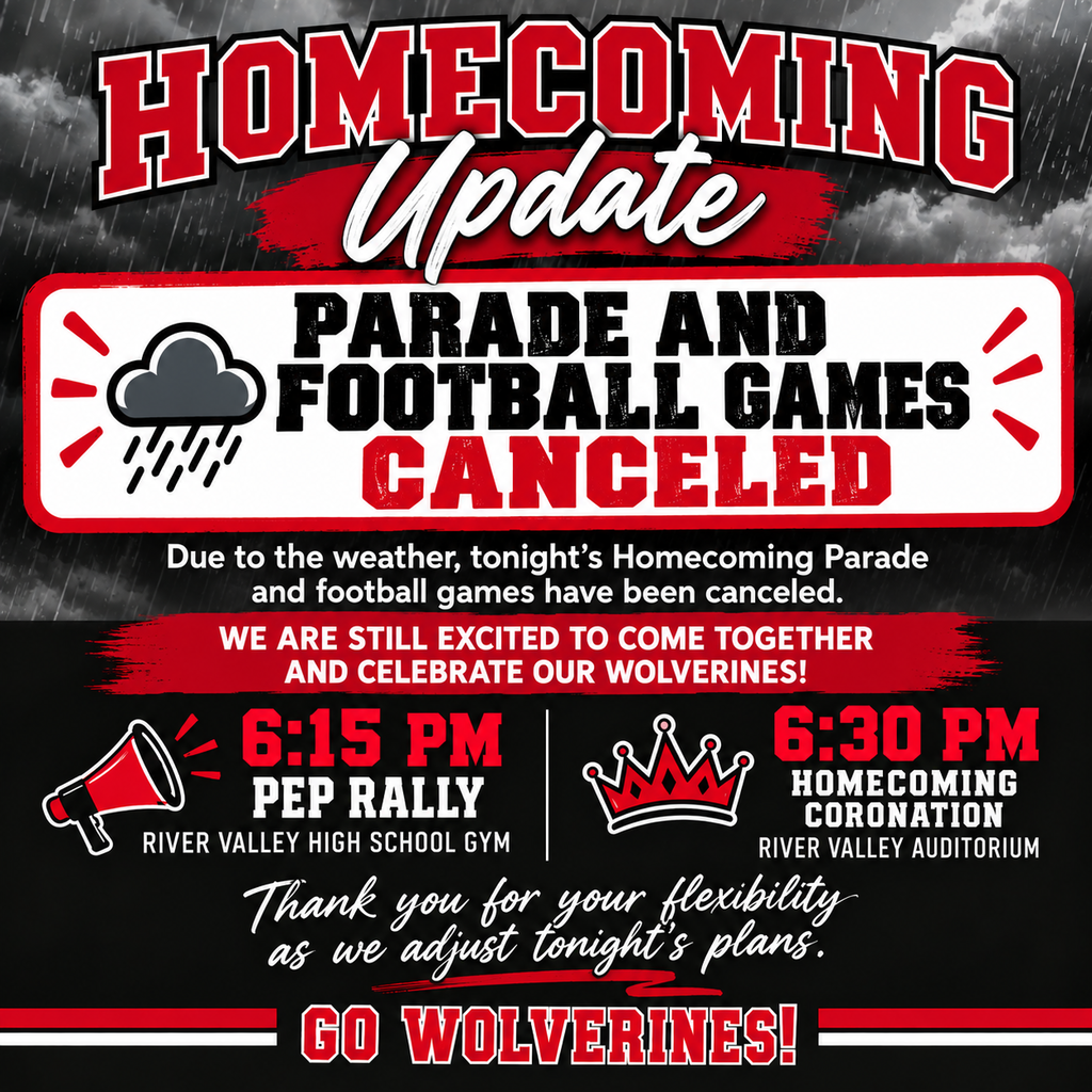 Parade and Football Games Canceled