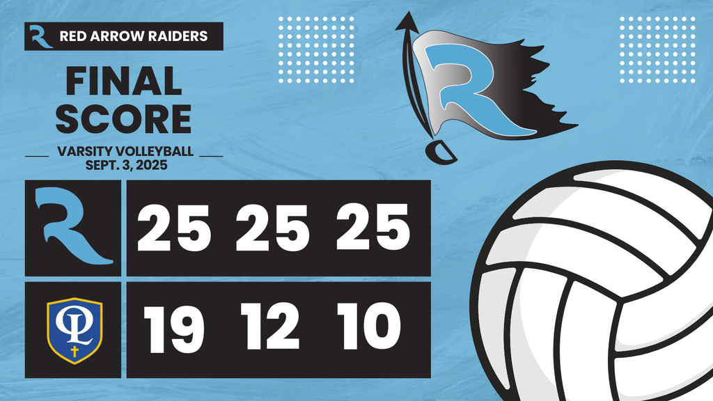 Raiders Volleyball Wins vs. OLL