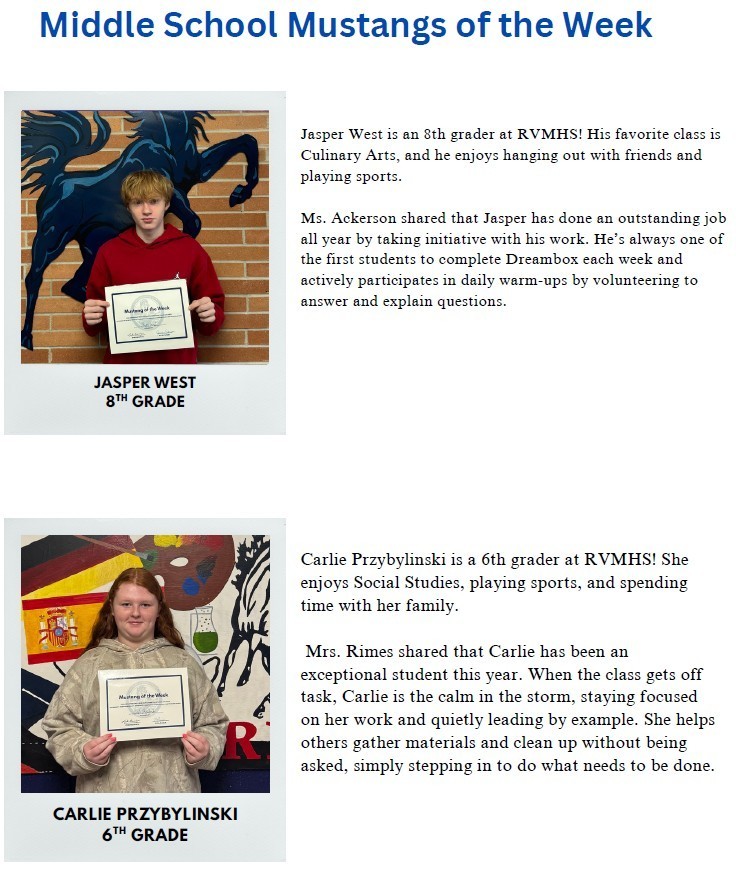 mustangs of the week