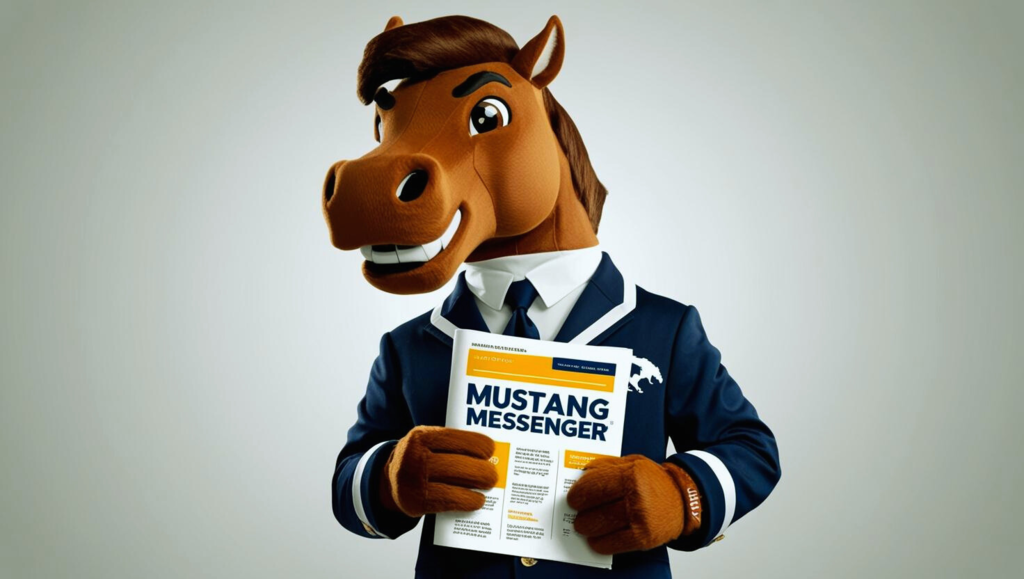 Mustang Messenger Logo