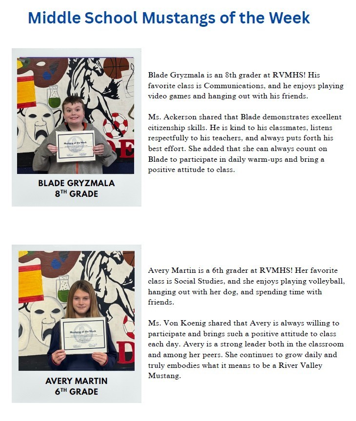 mustangs of the week