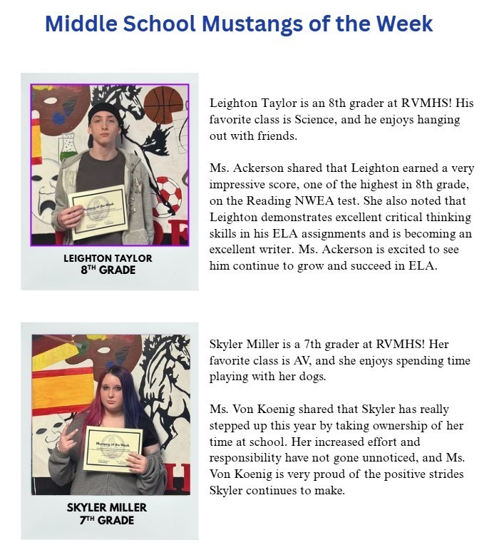 mustangs of the week