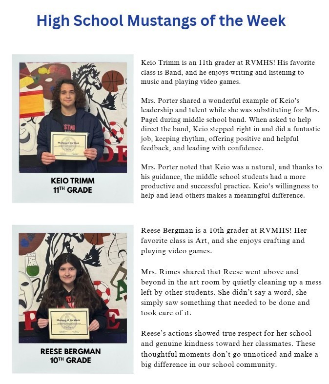 mustangs of the week