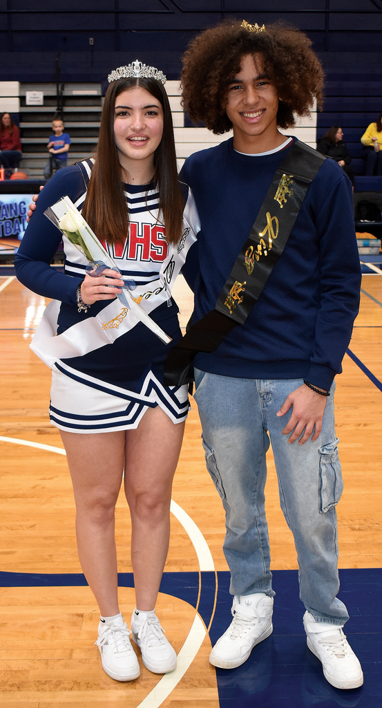 Winterfest king and queen