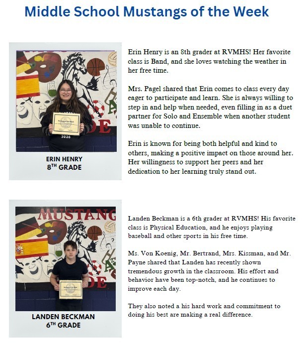 mustangs of the week