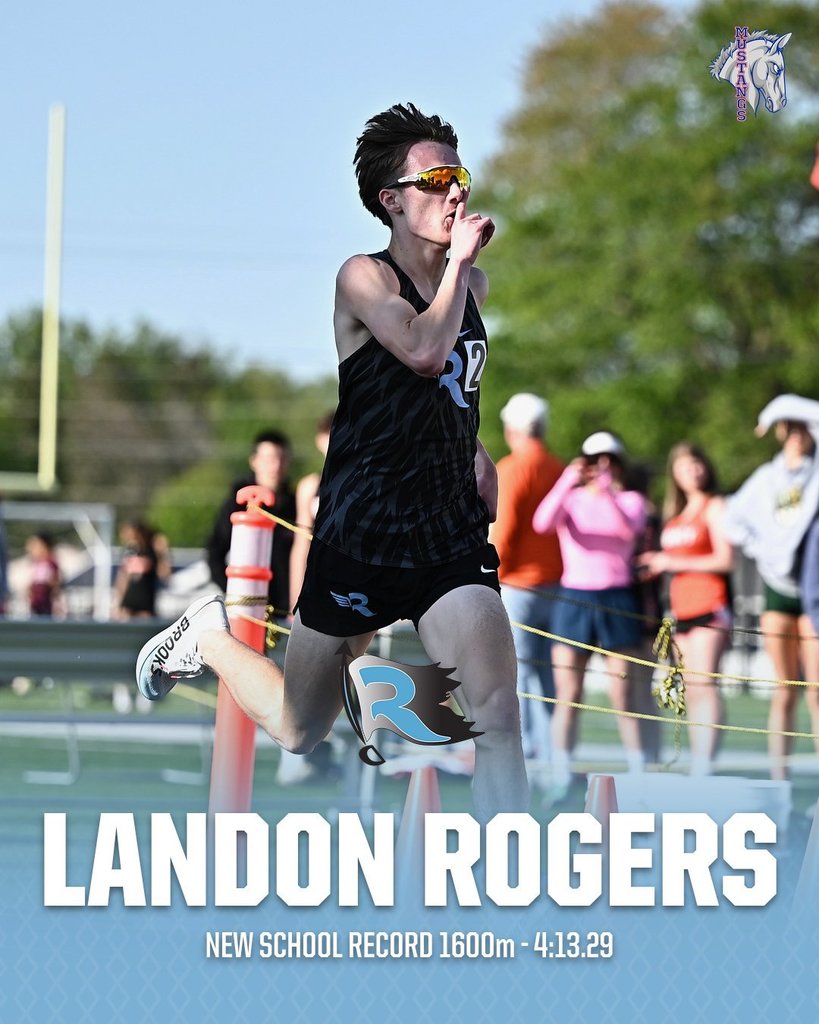 LANDON ROGERS - New School Record 1600m