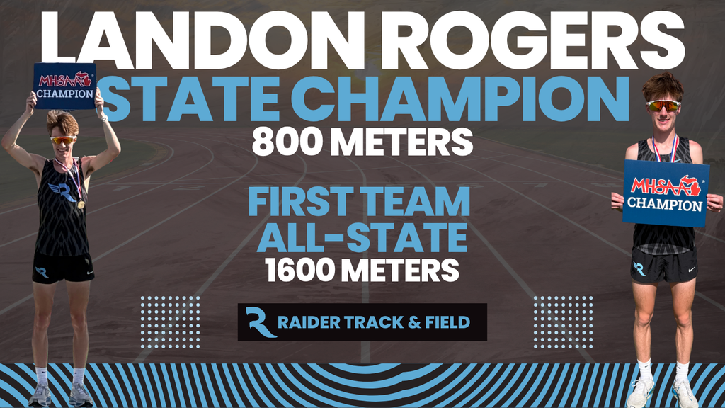 Landon Rogers State Champ 800m