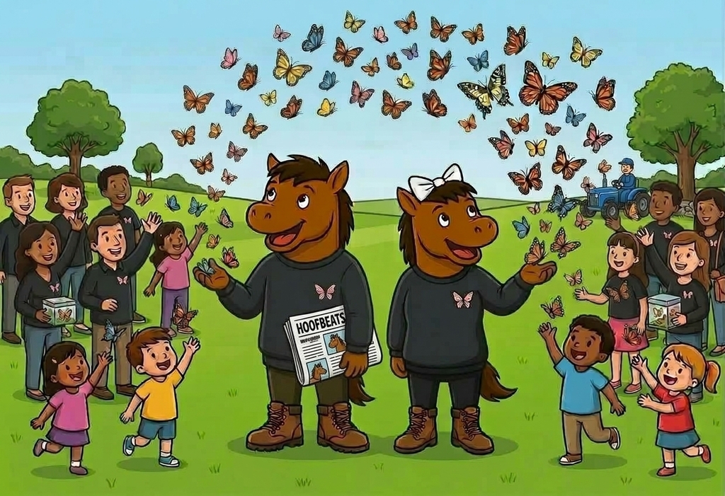 Butterfly Release, RVE Hoofbeats for October 8 2026