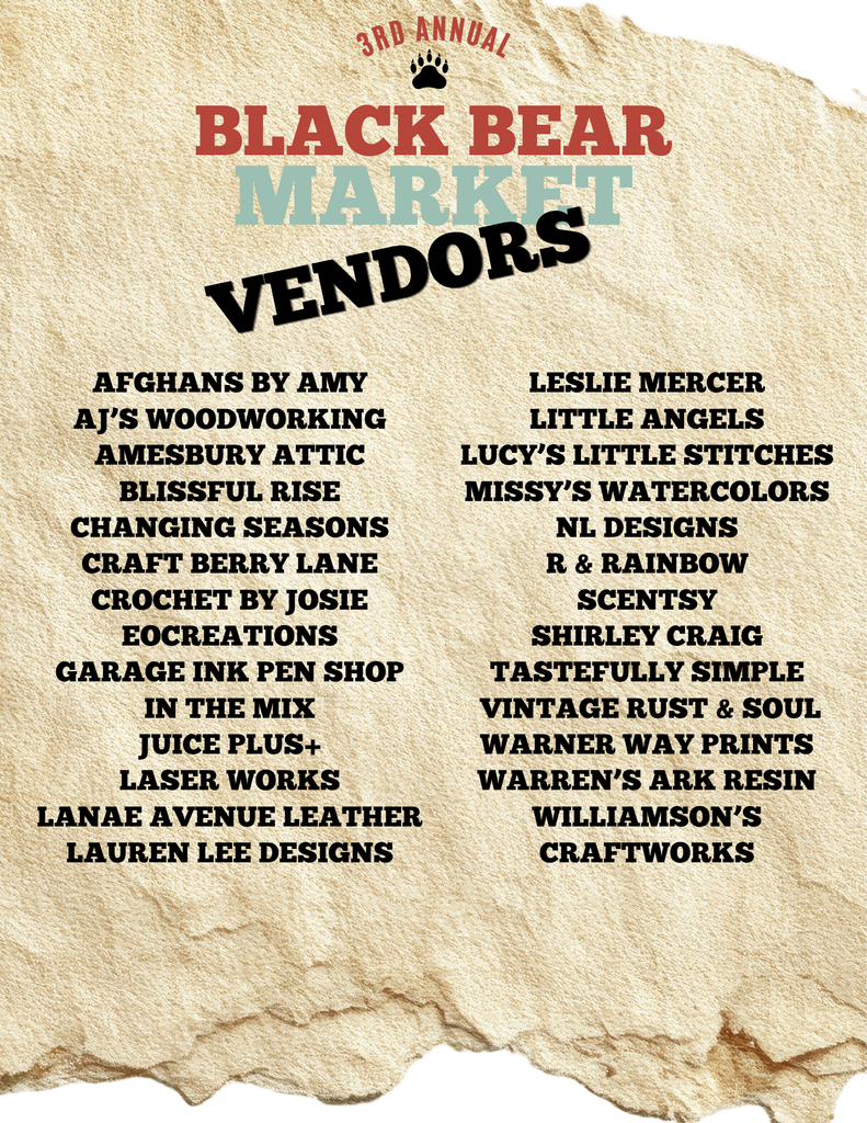 Black bear vendors