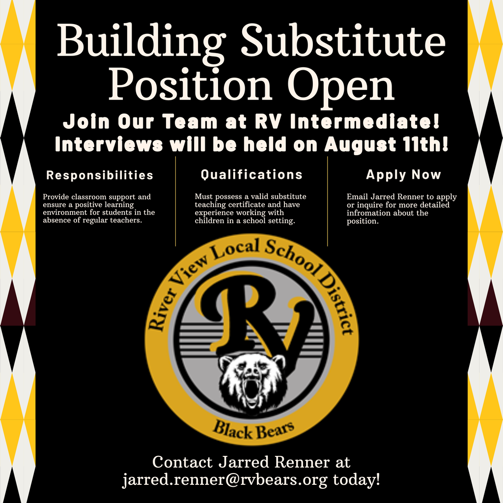 Building Substitute Informational Flyer
