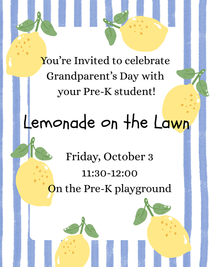 pre-k grandparents celebration