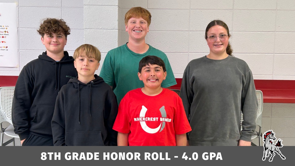 Congratulations to Rivercrest 7th-12th grade students who achieved honor roll (3.25 & higher GPA) for the first quarter! 🎉📚🏆 *Some students were unavailable for the photos.