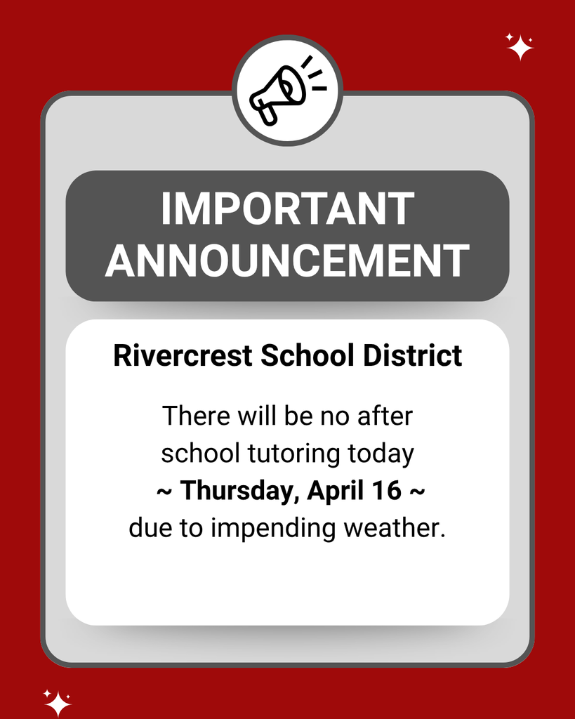 No after-school tutoring today, April 16