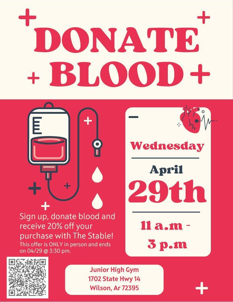 blood drive april 29 11am-3pm