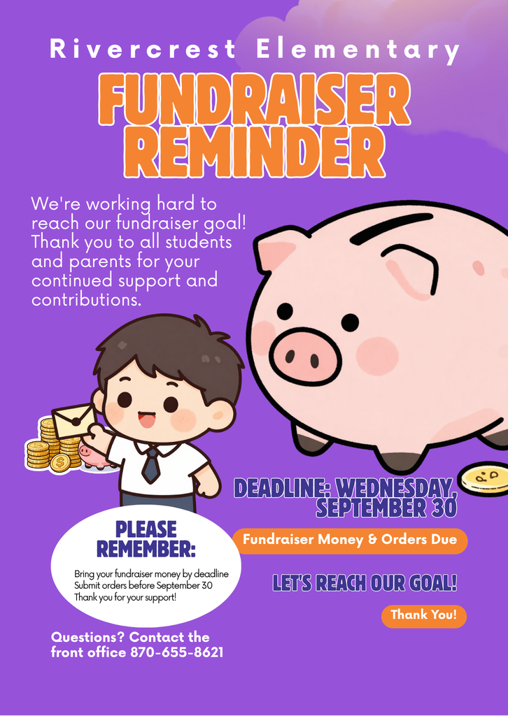 RES fundraiser reminder - orders and money due September 30