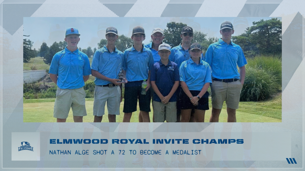 Golf Team was Elmwood Royal Invite Champs