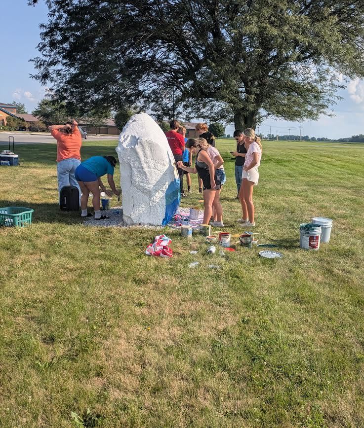 Senior Rock Painting