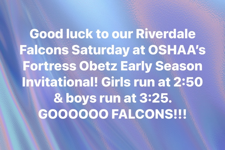 Cross Country today at Obertz